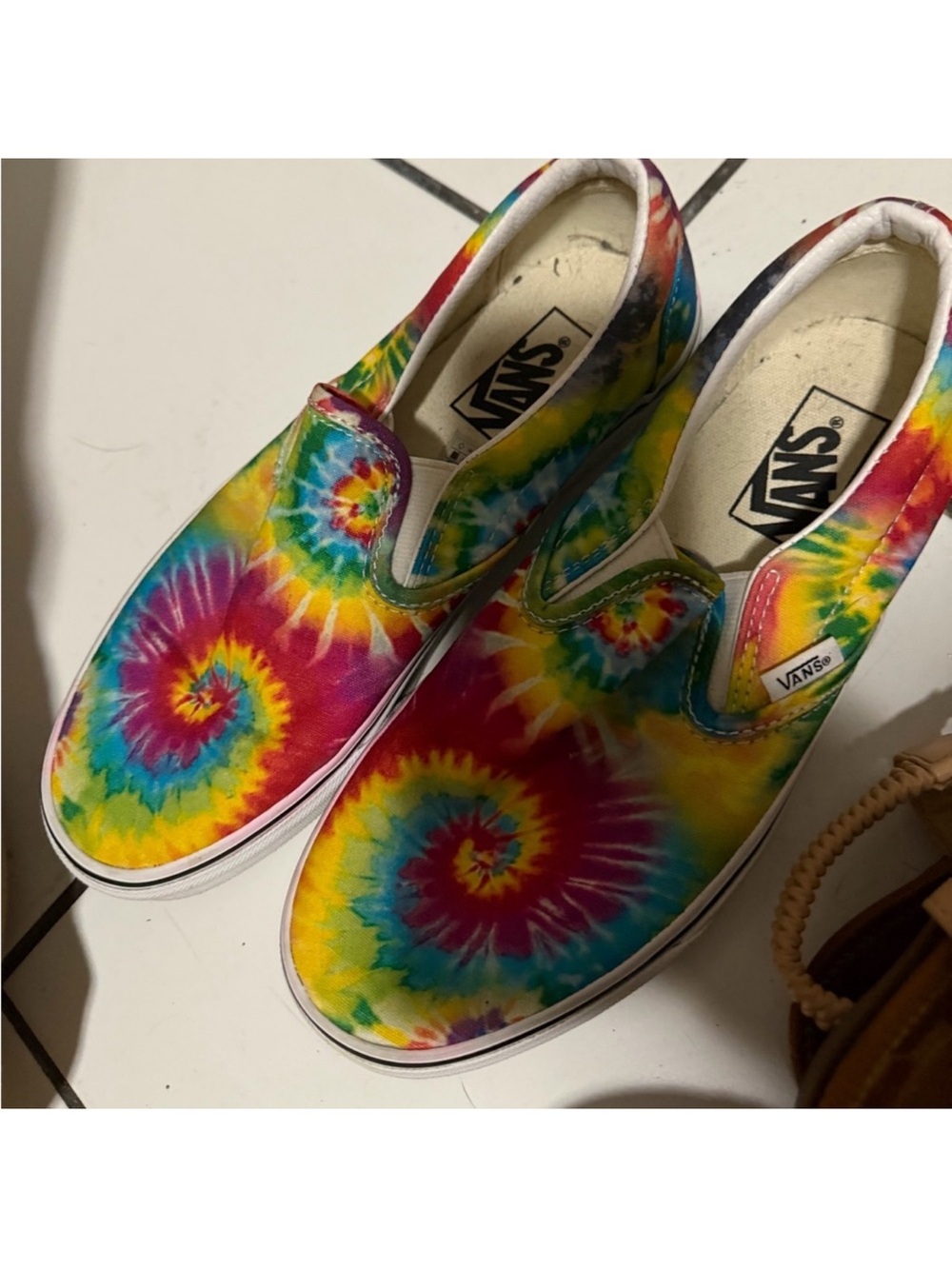Vans Tie-Dye Slip-On Sneakers - Multicolor
